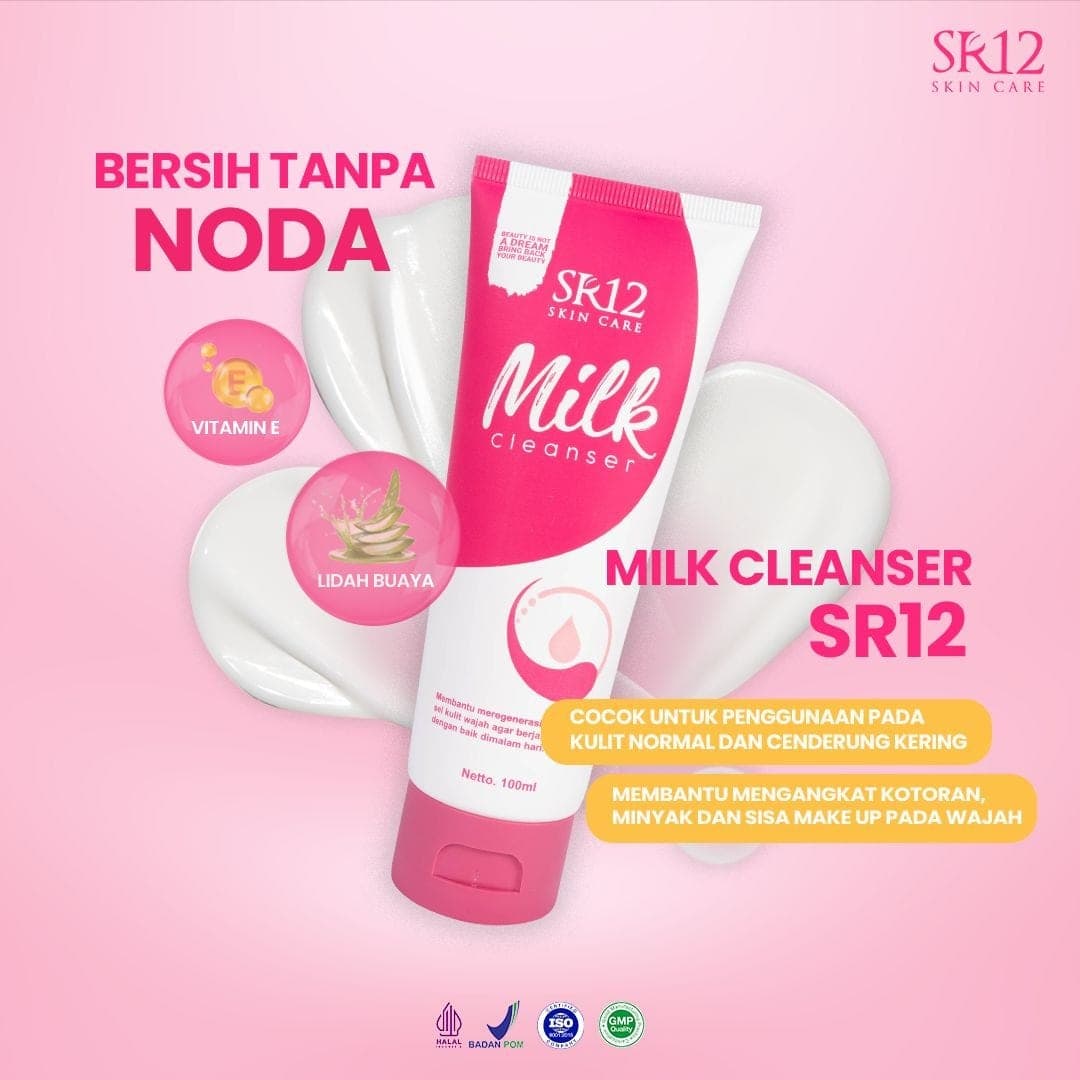 SR12 - milk cleanser , micellar water 100 ml