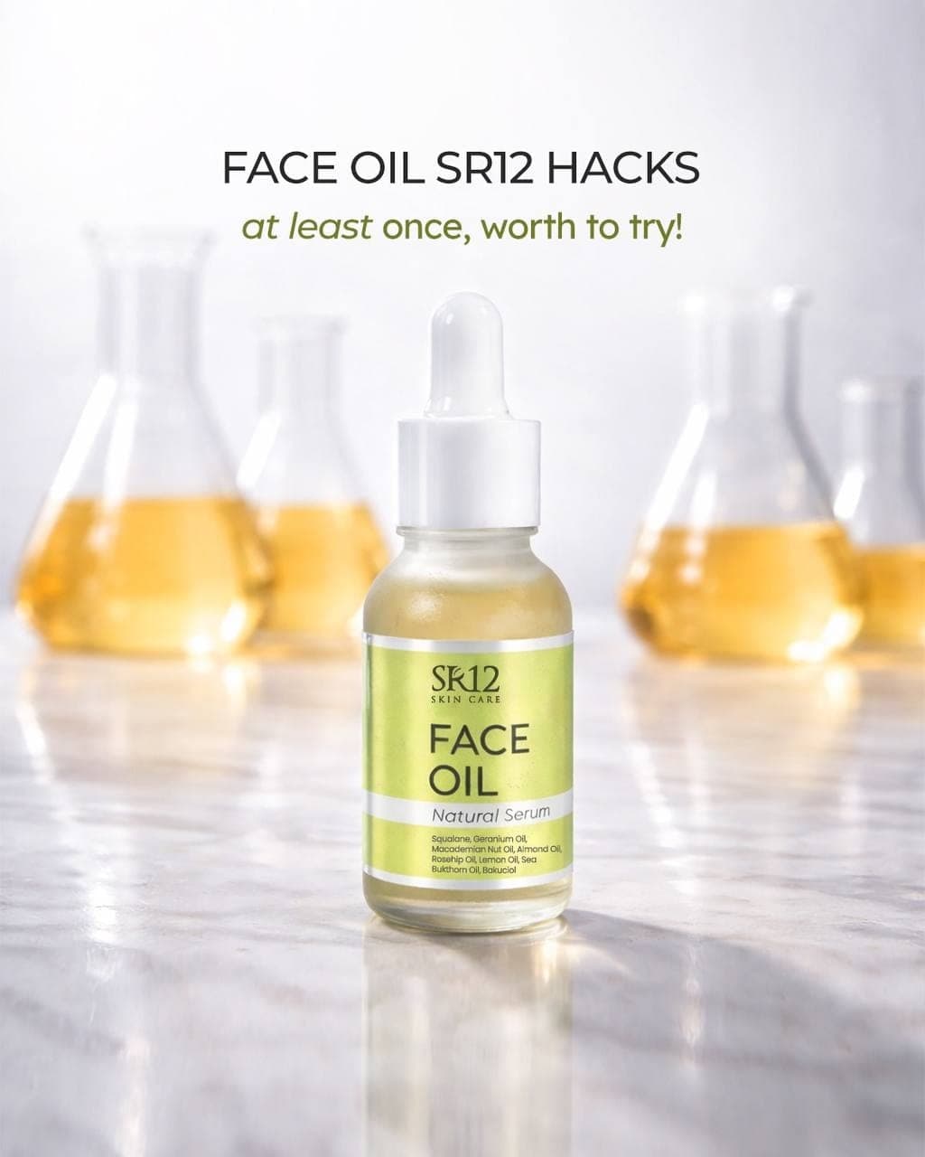 SR12 Face Oil Natural Serum