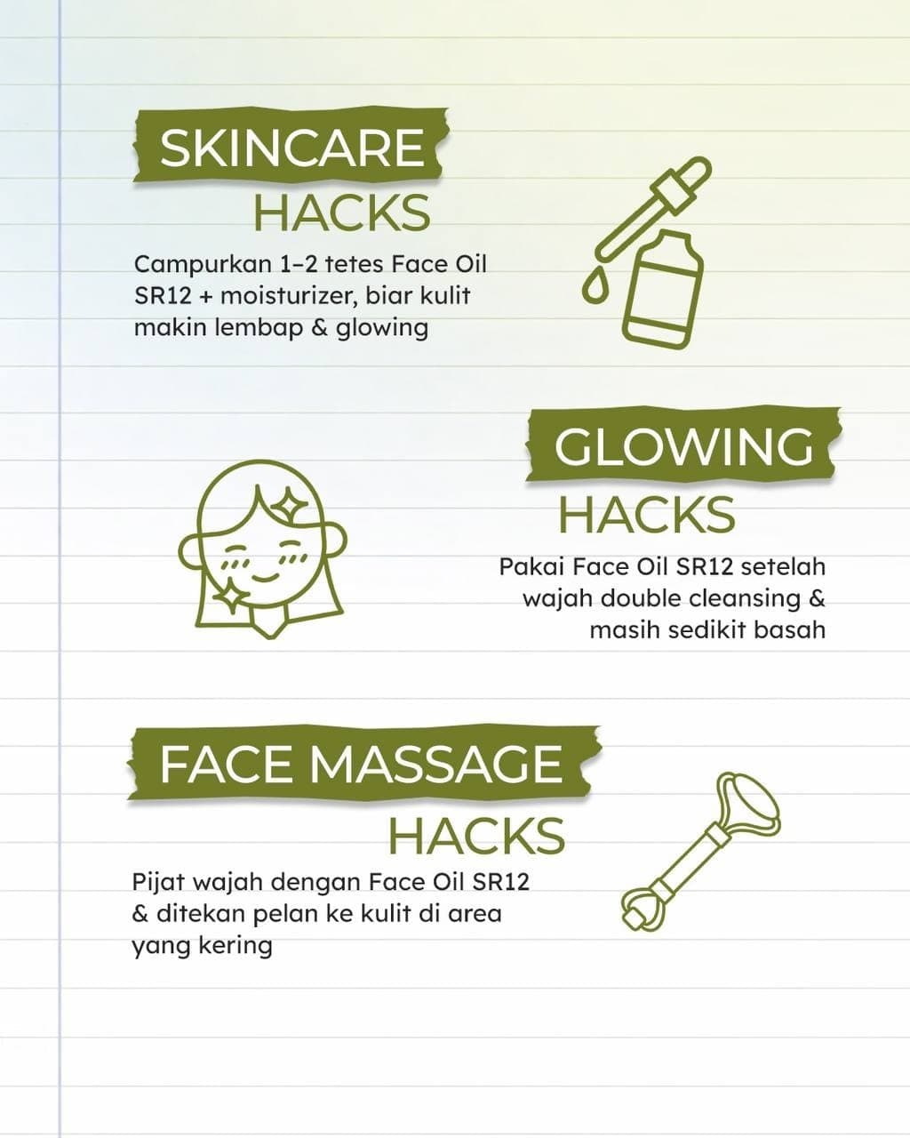 SR12 Face Oil Natural Serum