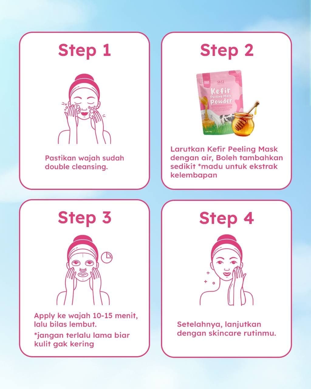 Kefir Peeling mask powder