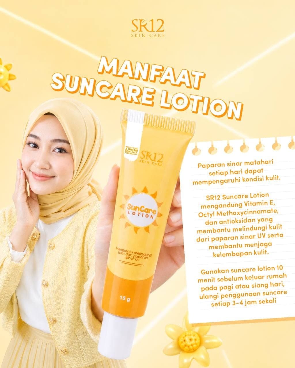 SR12 Suncare Lotion