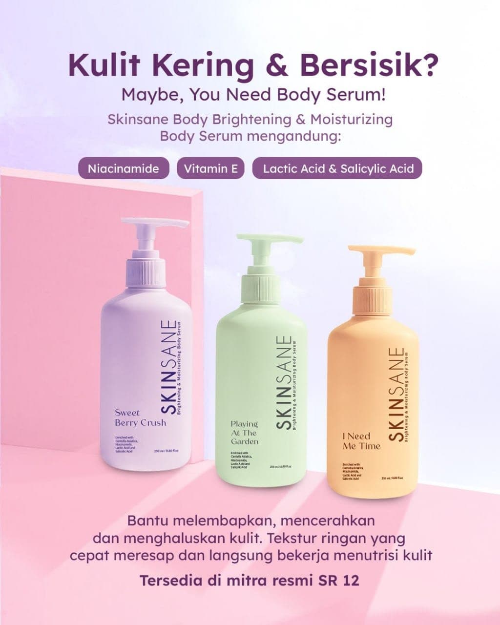SR12 - skinsane body serum